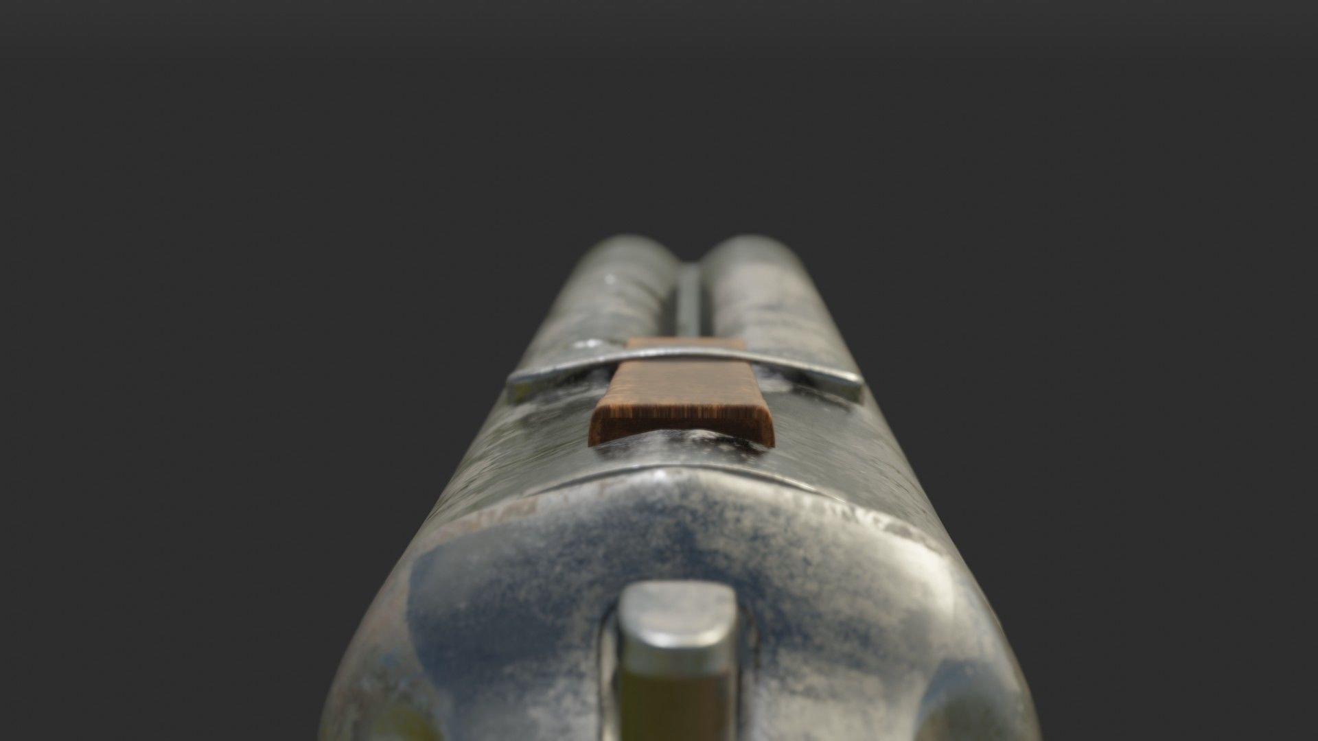  pirate shotgun Low-poly 3D model_4