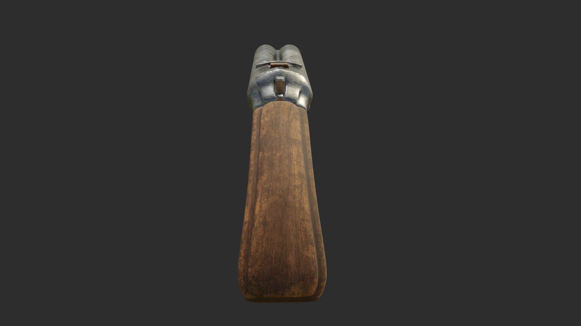  pirate shotgun Low-poly 3D model_5