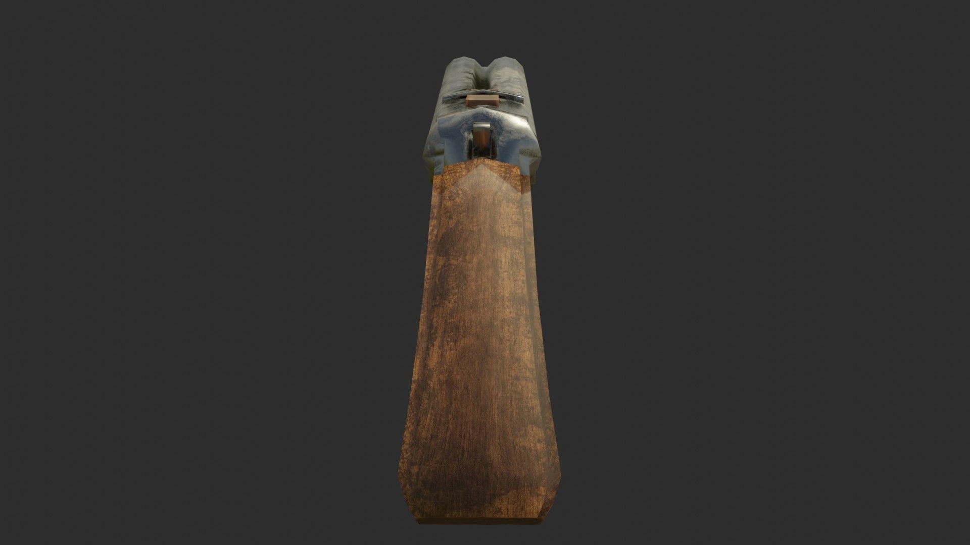  pirate shotgun Low-poly 3D model_11