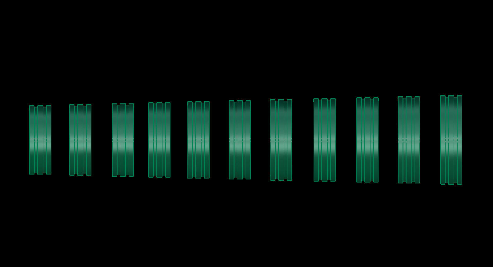 Two-Row Wedding Band 3D print model_14