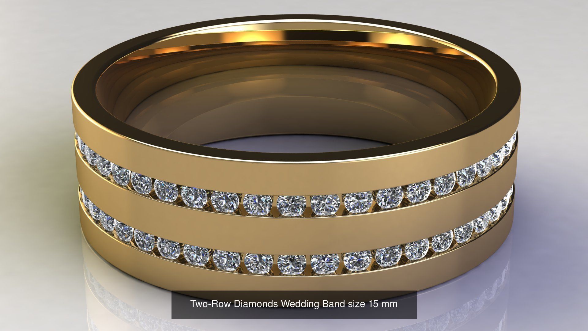 Two-Row Wedding Bands Collection _1