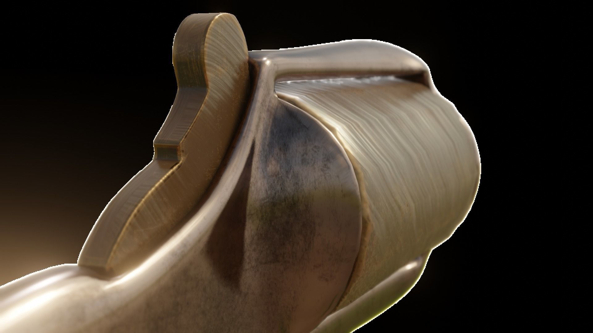 3D My Friend knuckleduster Pistol PBR model Low-poly 3D model_12