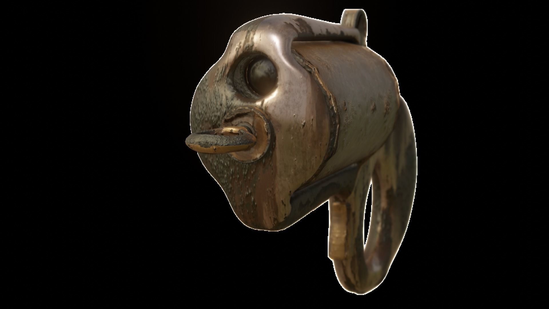 3D My Friend knuckleduster Pistol PBR model Low-poly 3D model_6