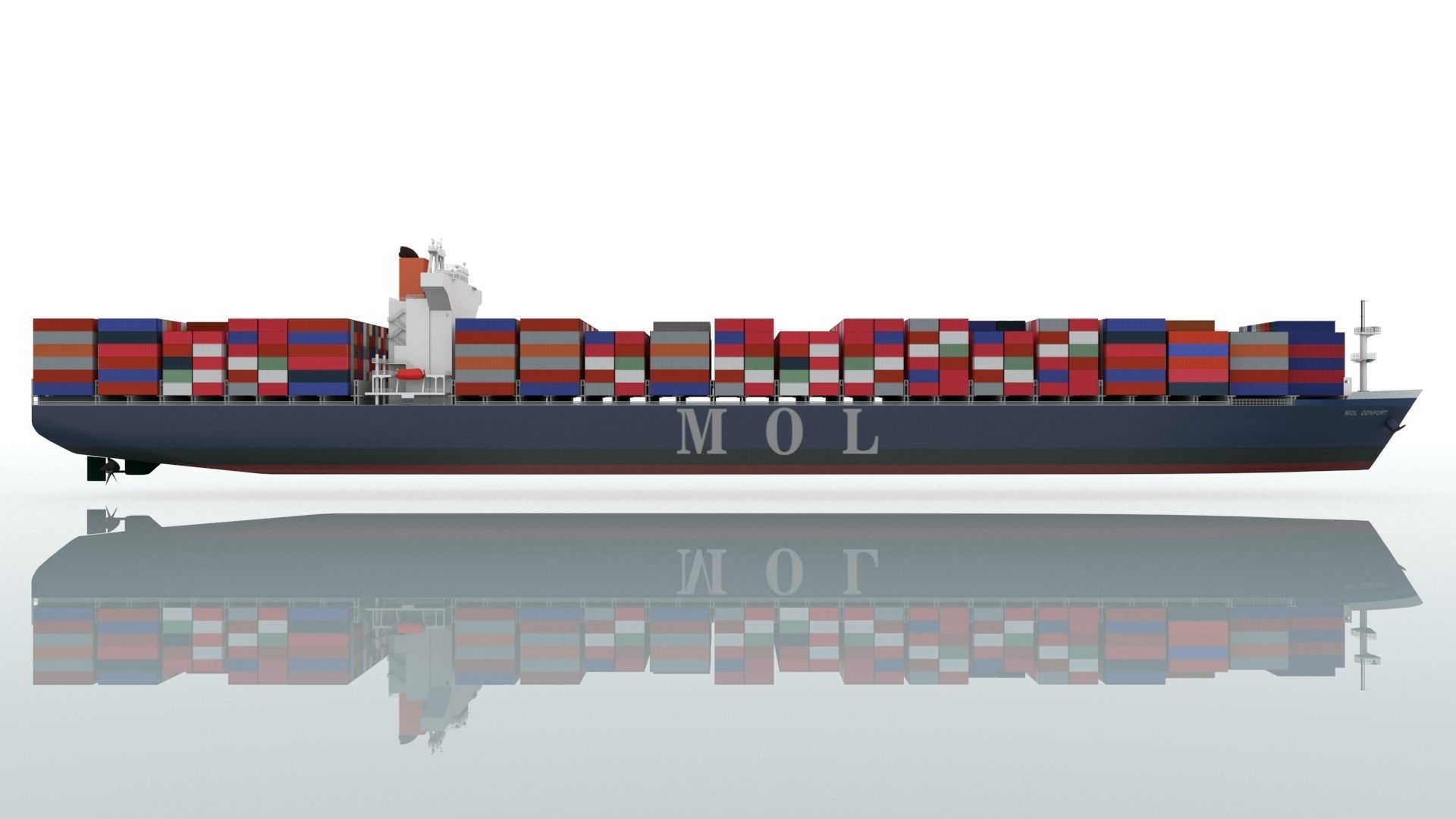 Mol Confort Container Ship 3D model_3