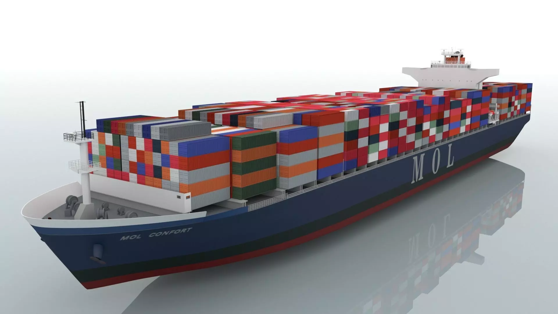 Mol Confort Container Ship 3D model_0