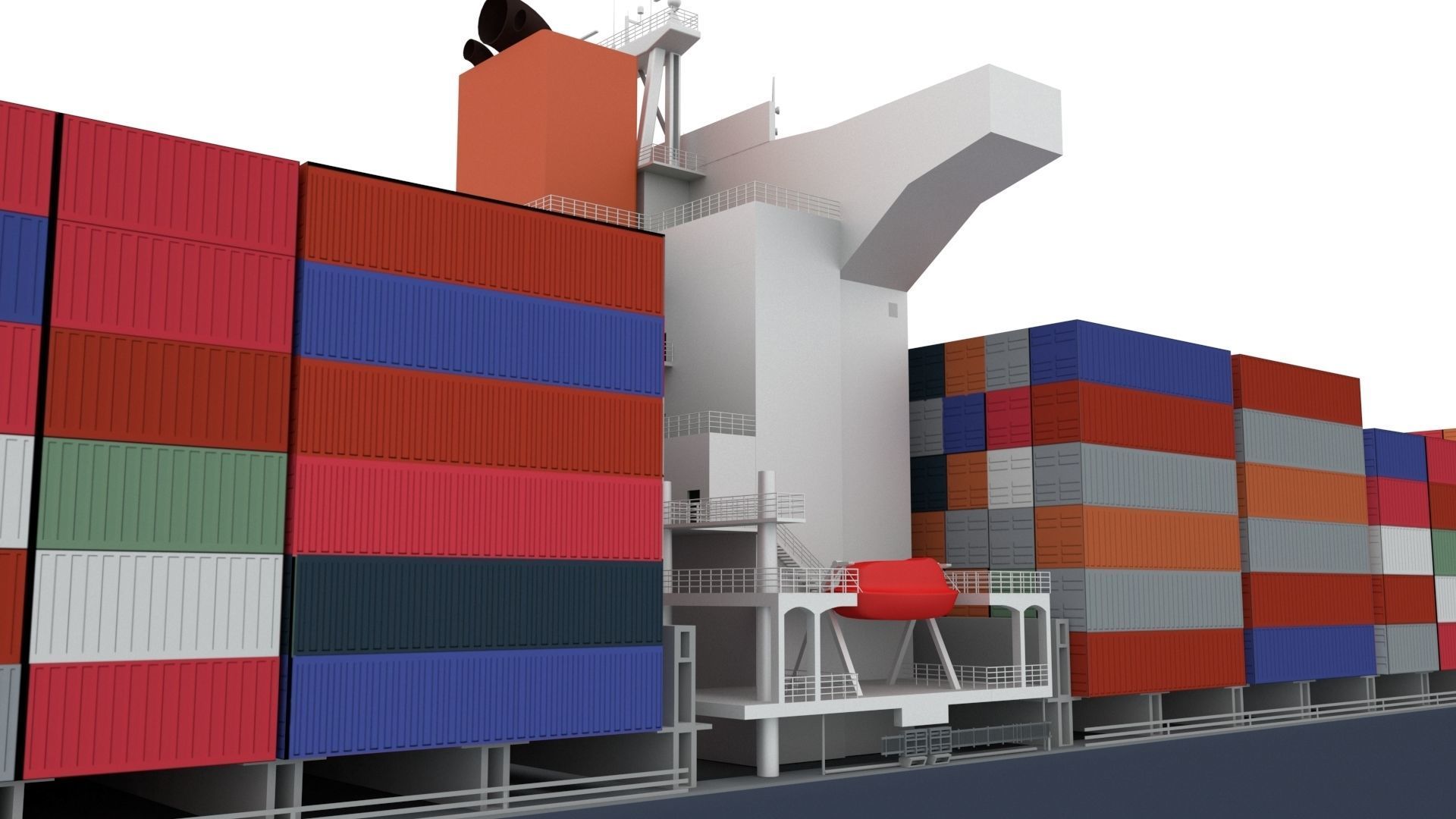 Mol Confort Container Ship 3D model_6