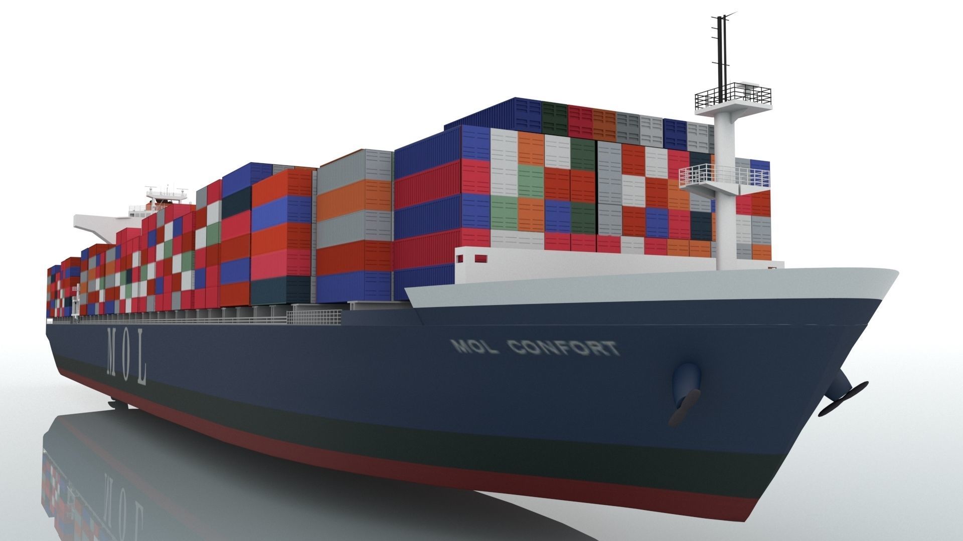 Mol Confort Container Ship 3D model_5