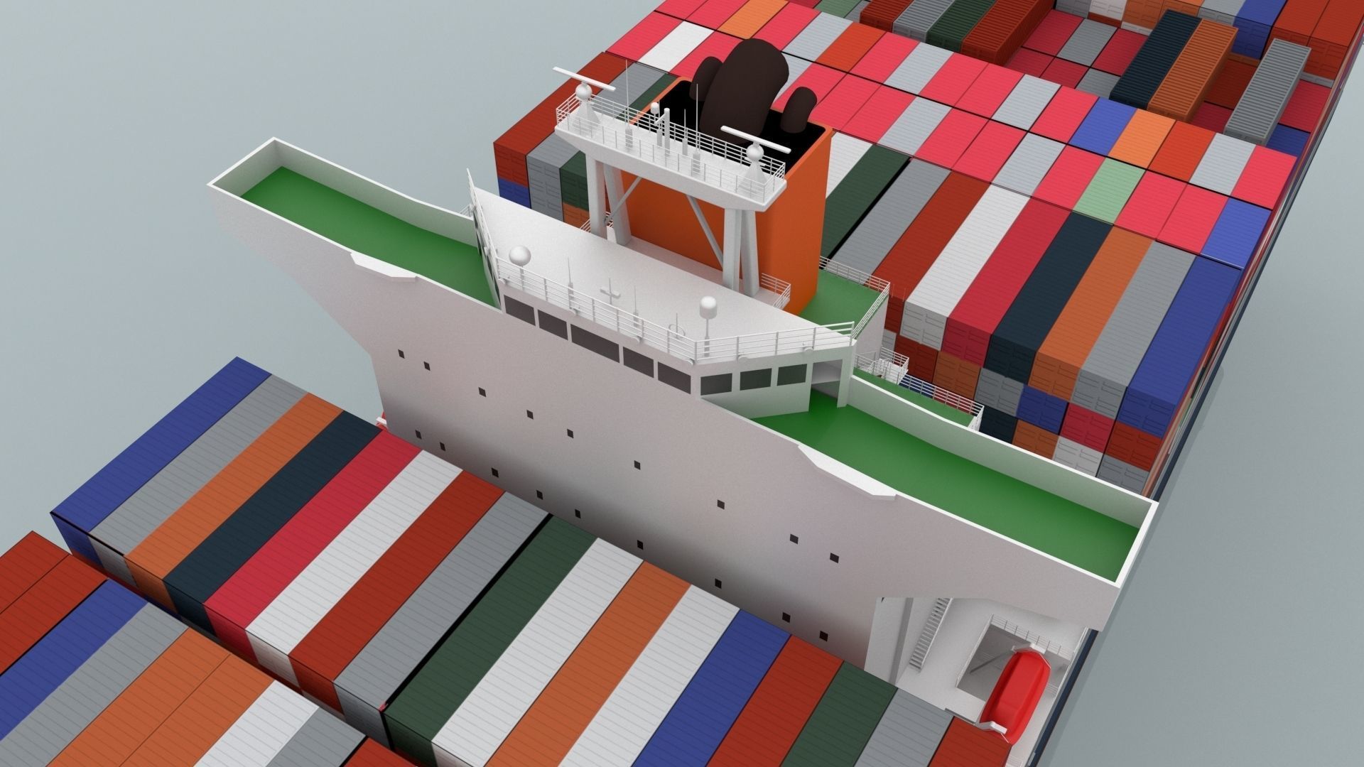 Mol Confort Container Ship 3D model_7