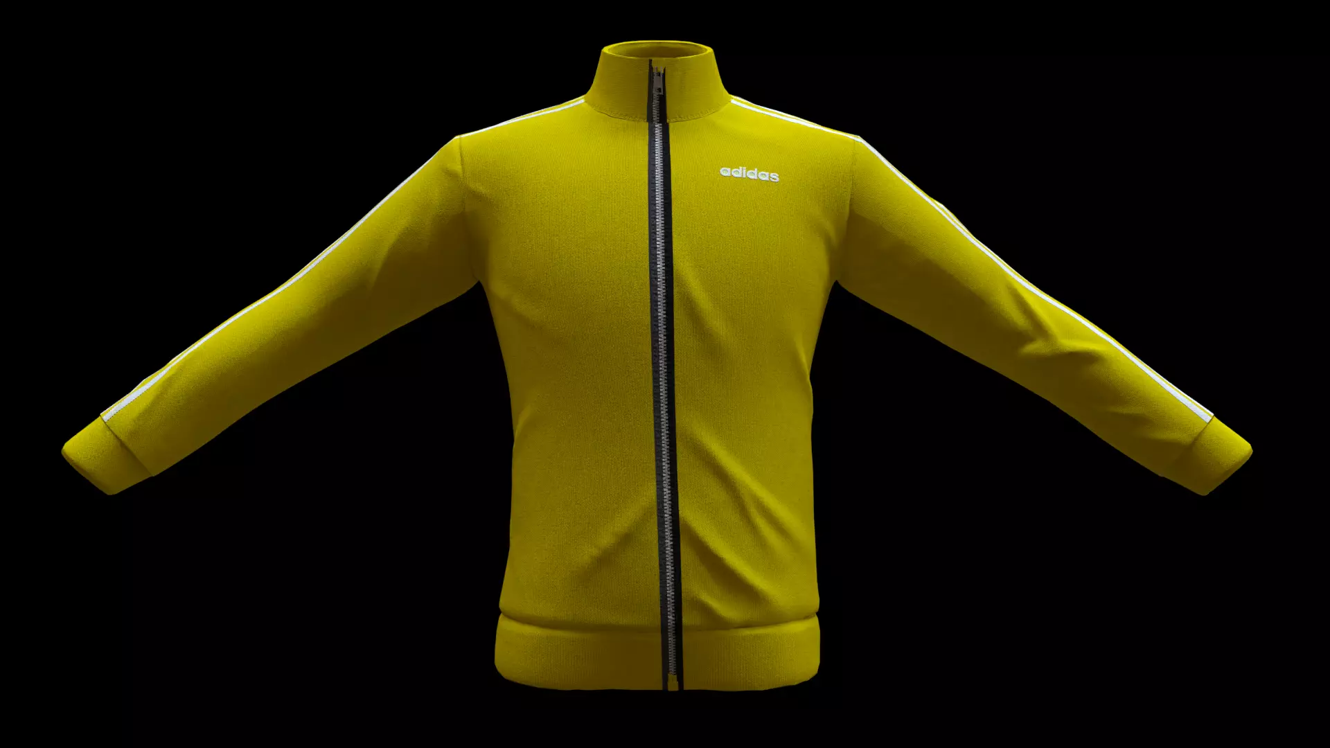 adidas jacket Low-poly 3D model