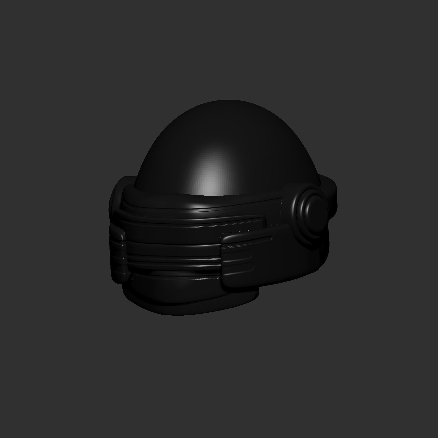 helmet high poly sculpt 3d printable ver 7 3D model 3D model_3