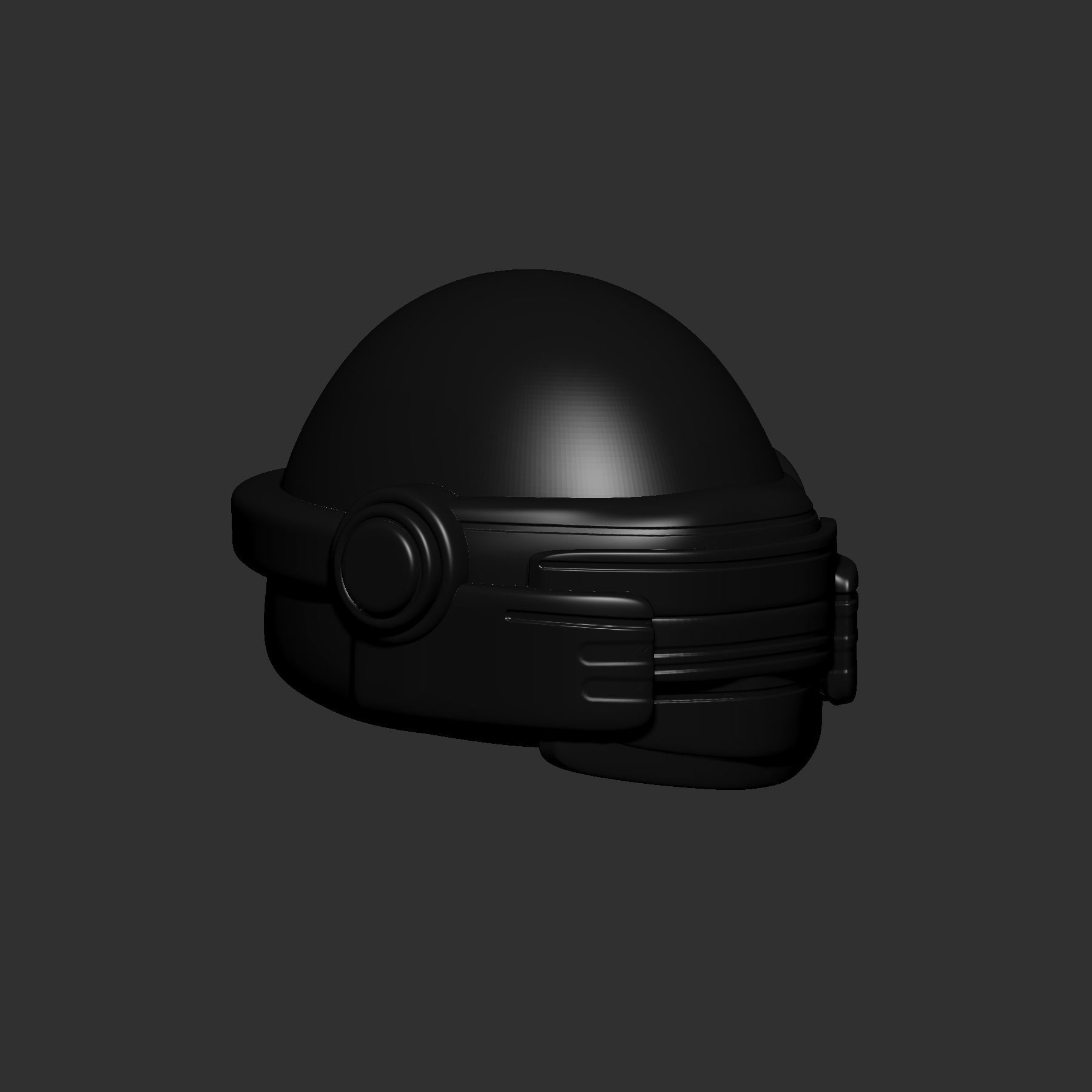 helmet high poly sculpt 3d printable ver 7 3D model 3D model_4