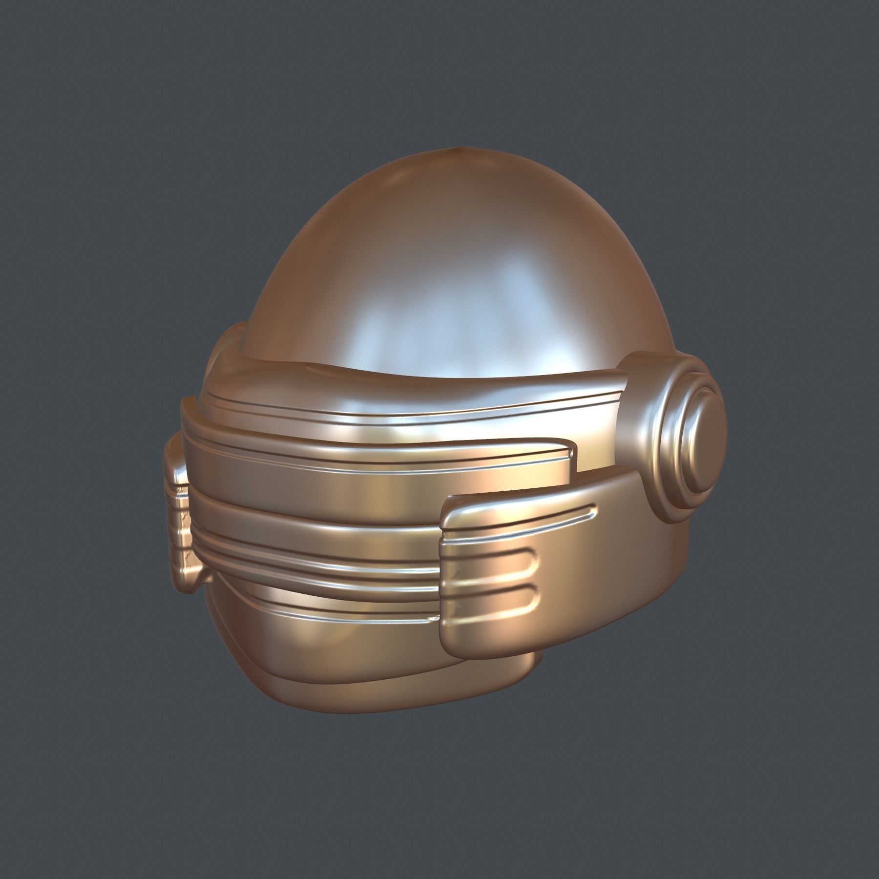 helmet high poly sculpt 3d printable ver 7 3D model 3D model_7