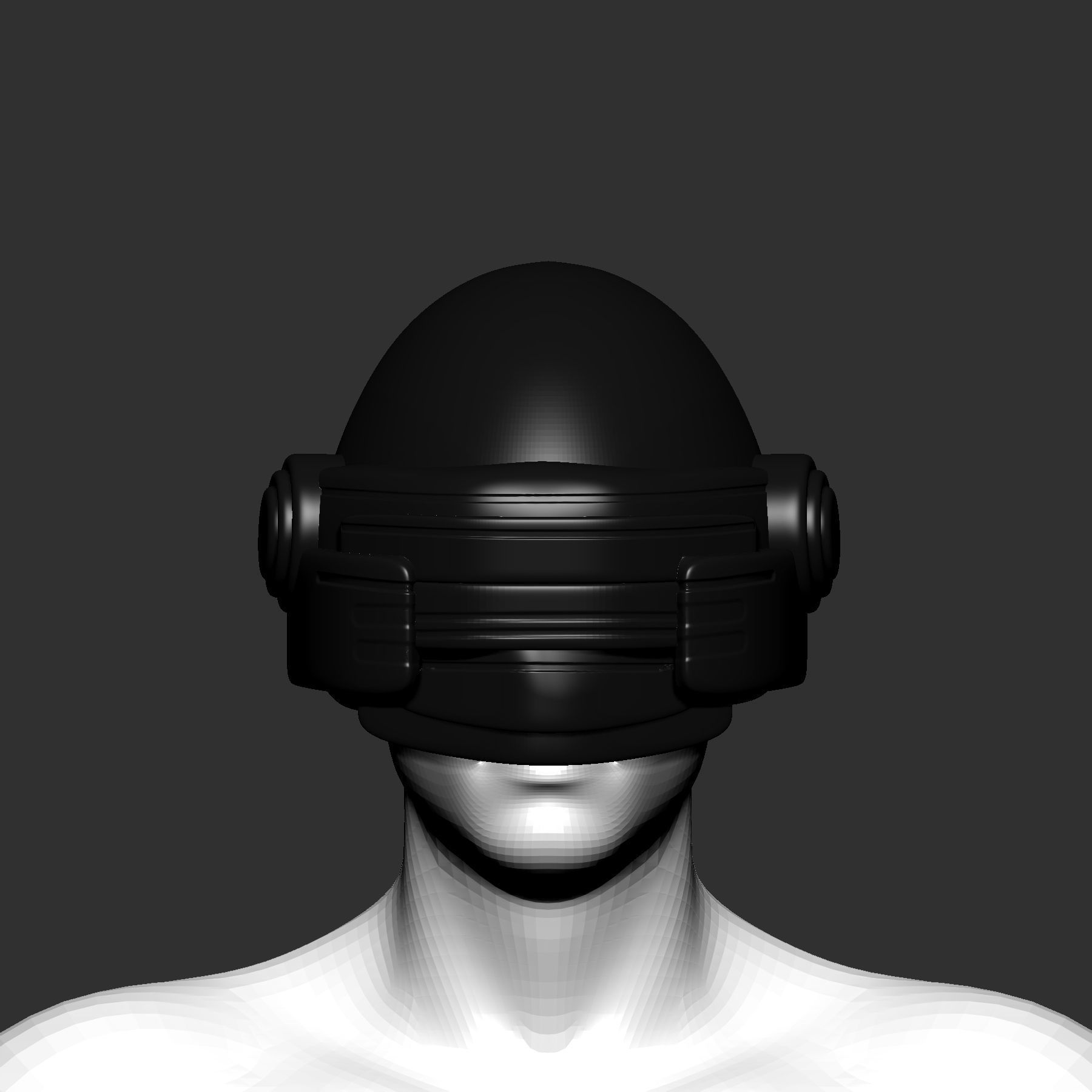 helmet high poly sculpt 3d printable ver 7 3D model 3D model_1