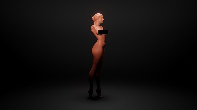 Antique woman 8 3D print model