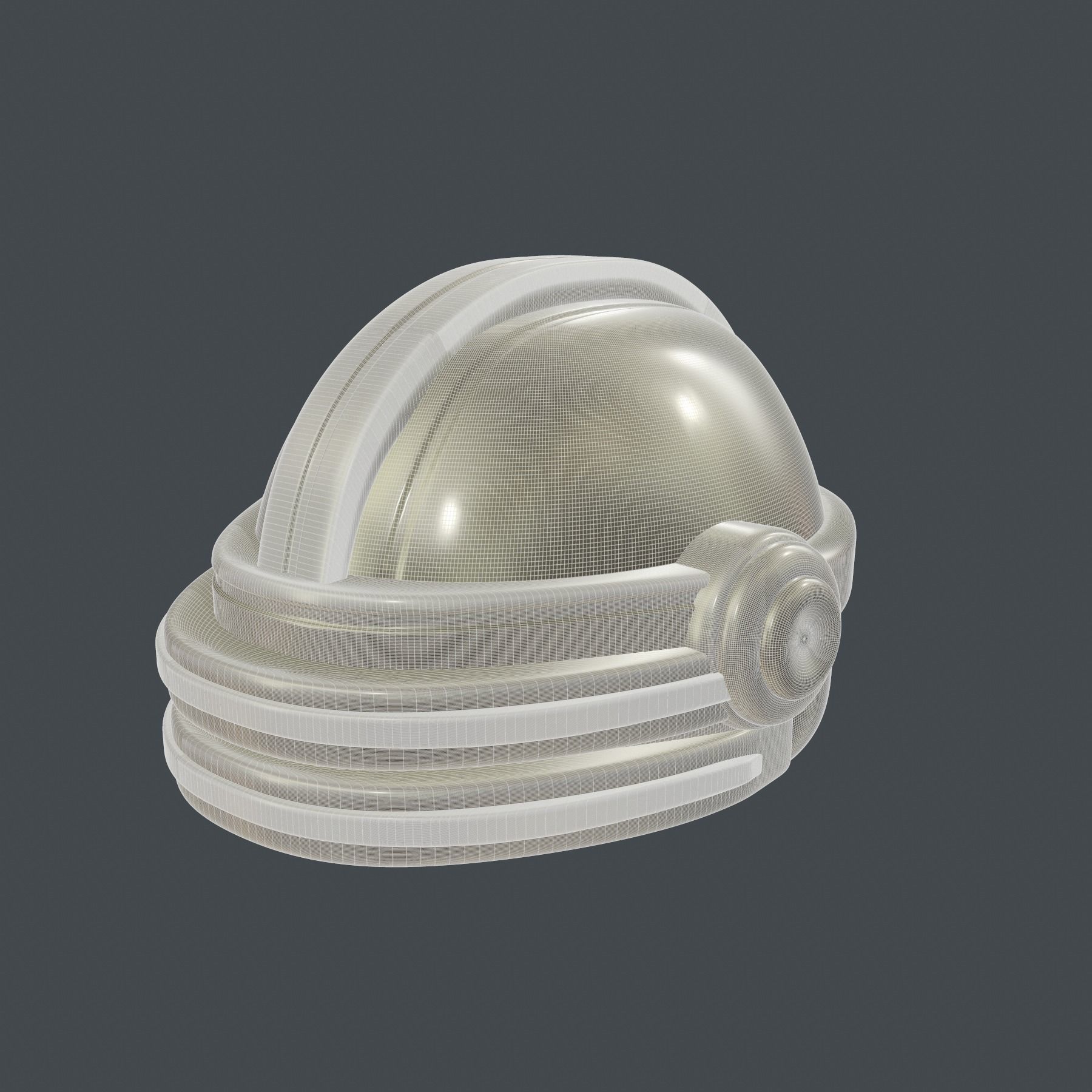 helmet high poly sculpt 3d printable ver 7 3D model 3D model_7