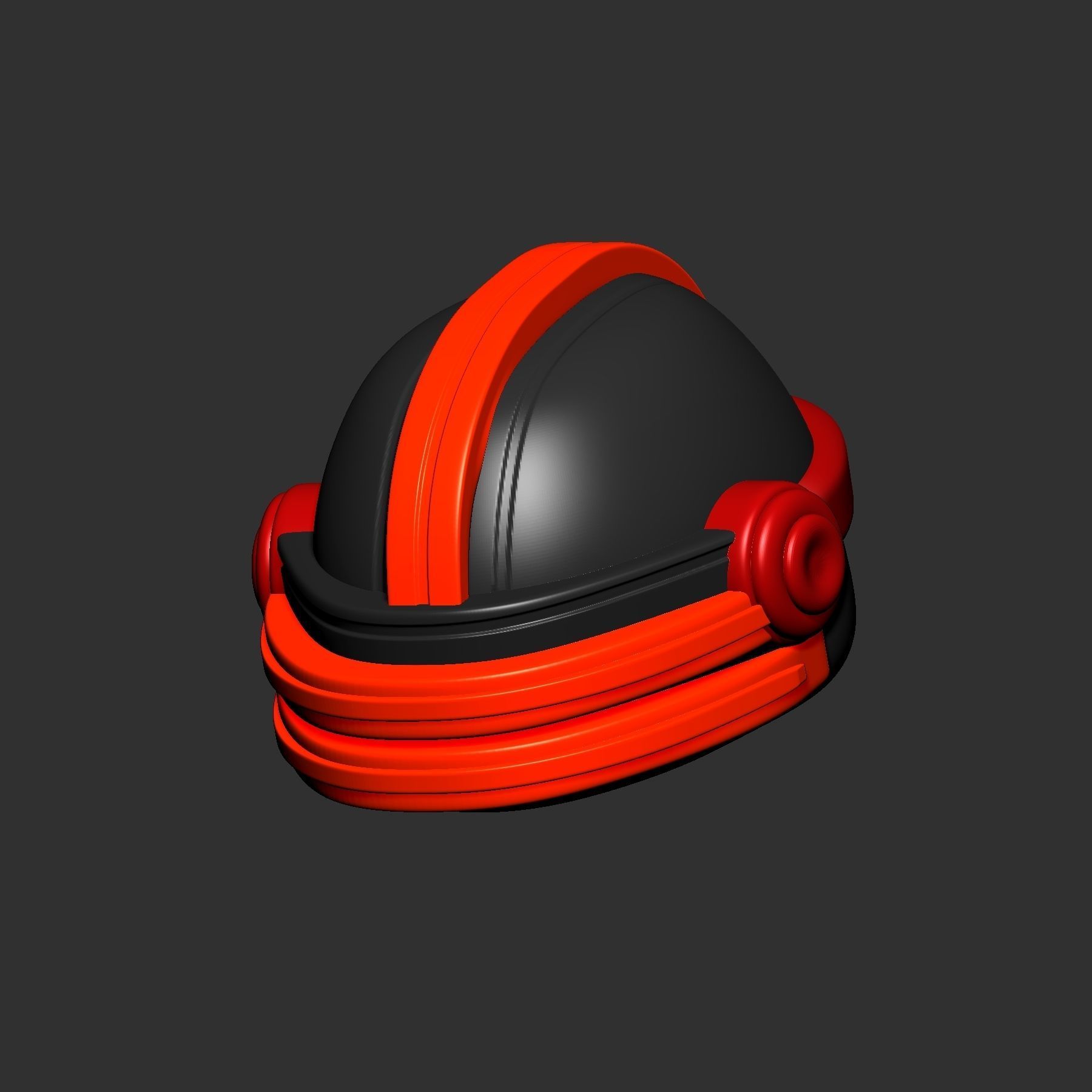 helmet high poly sculpt 3d printable ver 7 3D model 3D model_3