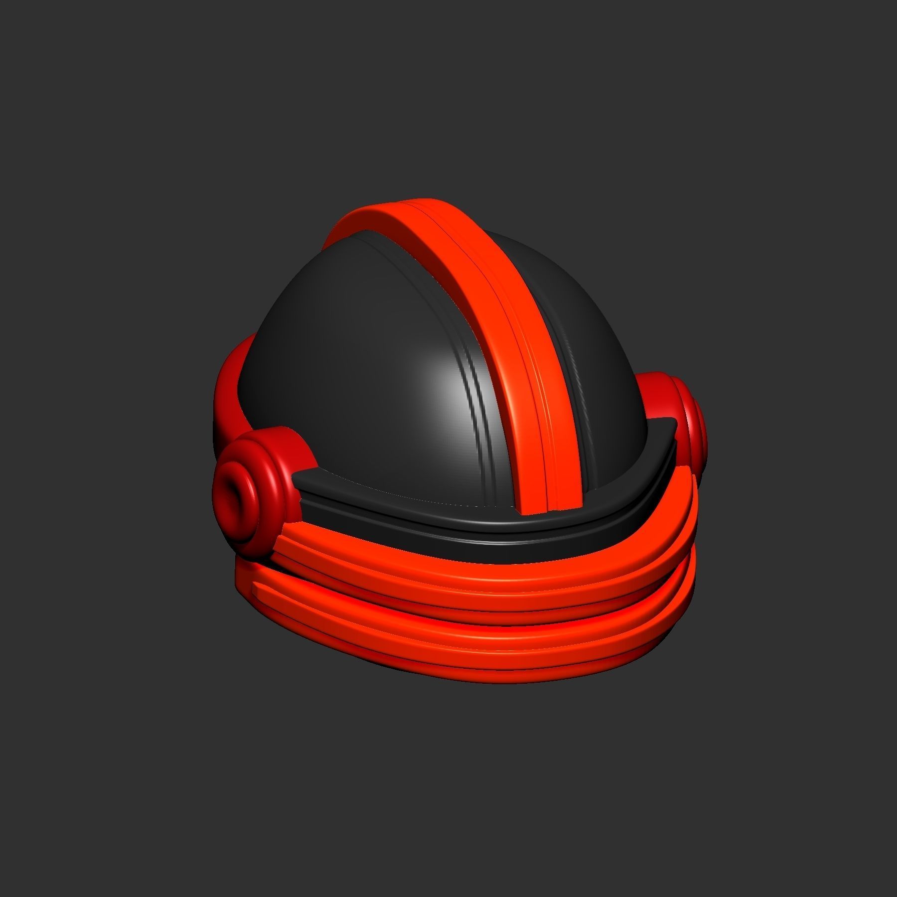 helmet high poly sculpt 3d printable ver 7 3D model 3D model_4