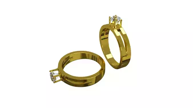 3d model of  golden Ring
