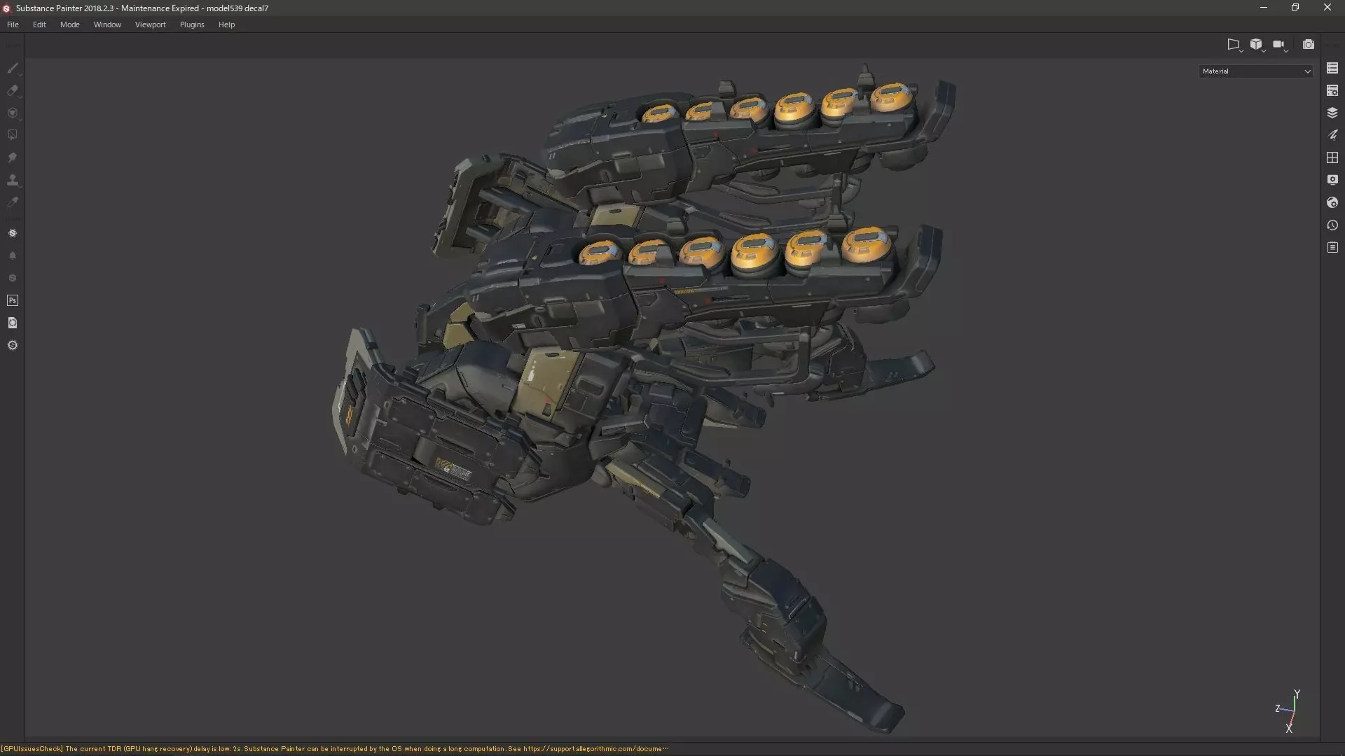 scifi-model539 weapon 3D model_0