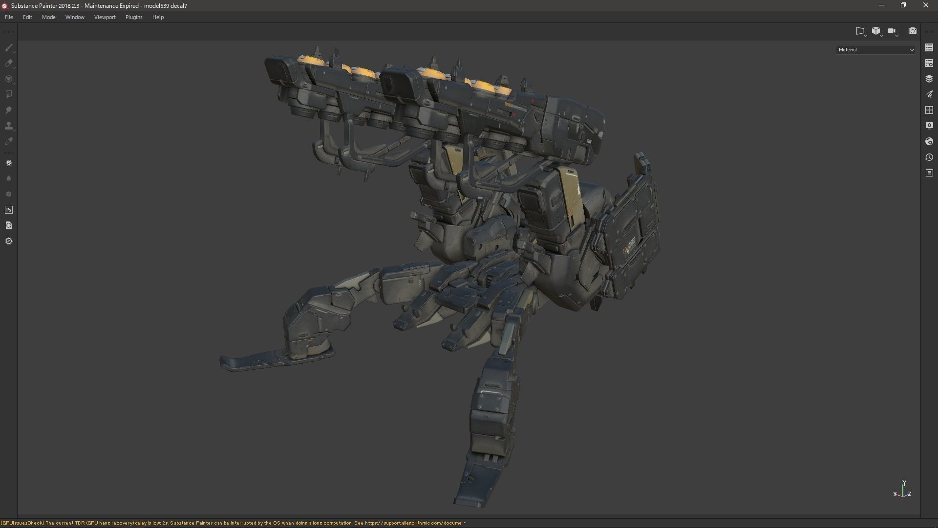 scifi-model539 weapon 3D model_2