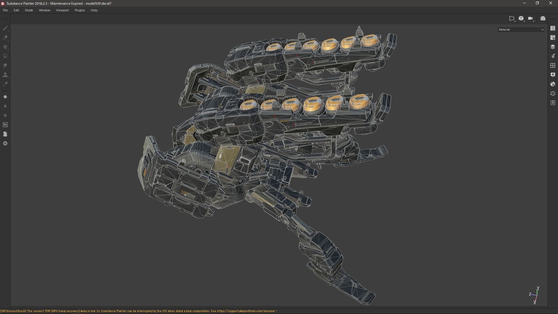 scifi-model539 weapon 3D model_4