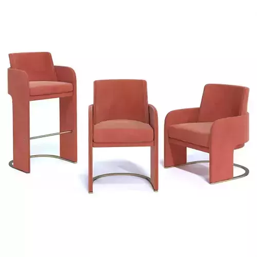 Odisseia chairs and barstool by Dooq