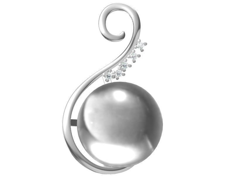 200 Pearl Pendant Jewelry Bulk Collection 3D print model 3D print model_41