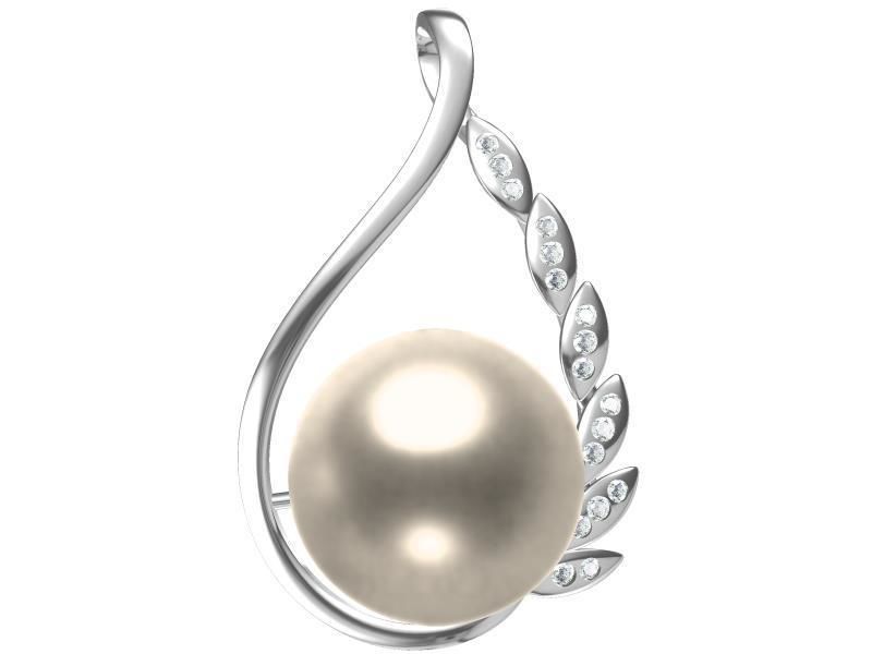 200 Pearl Pendant Jewelry Bulk Collection 3D print model 3D print model_61