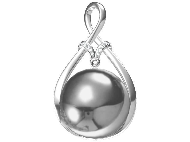 200 Pearl Pendant Jewelry Bulk Collection 3D print model 3D print model_20