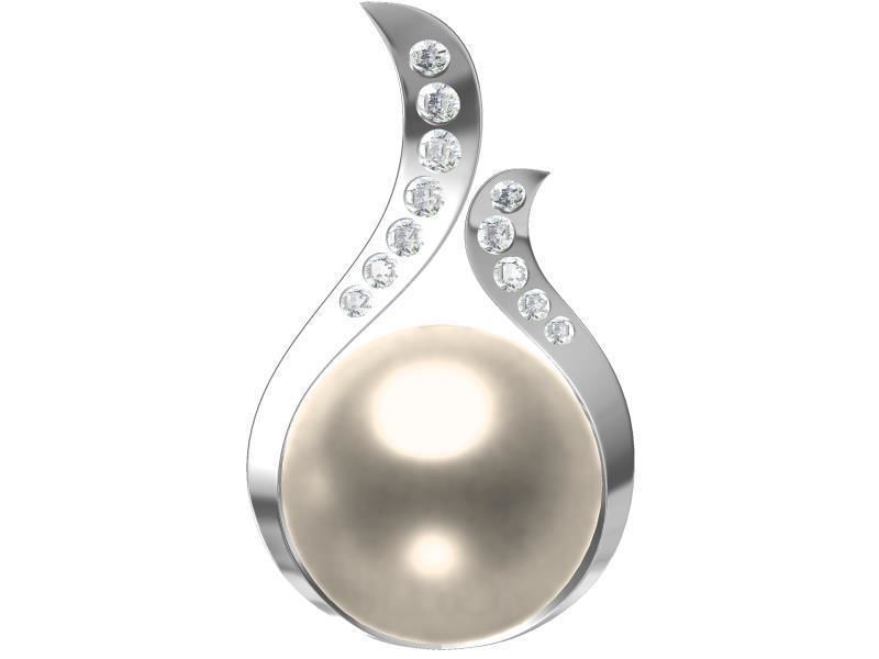 200 Pearl Pendant Jewelry Bulk Collection 3D print model 3D print model_52