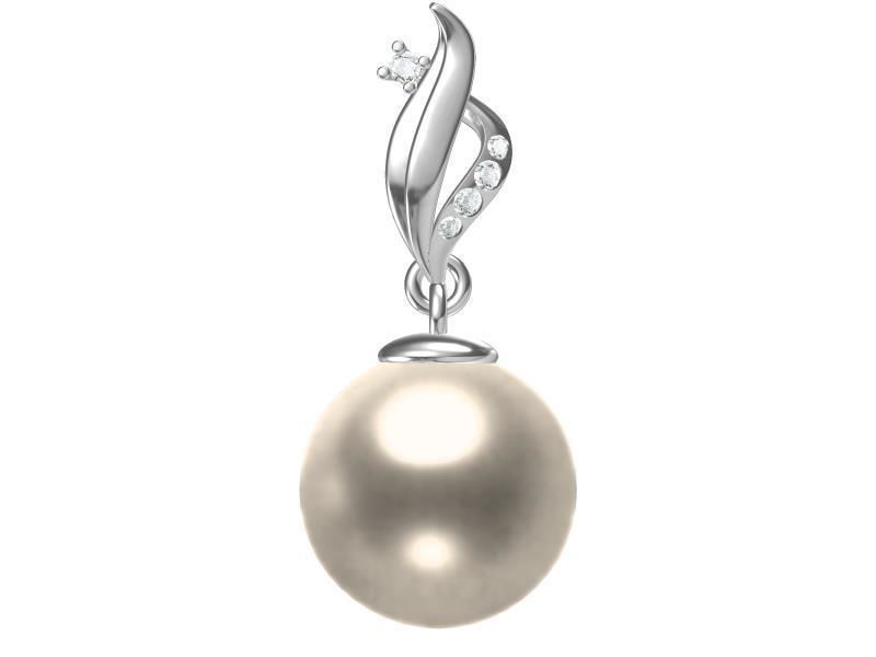 200 Pearl Pendant Jewelry Bulk Collection 3D print model 3D print model_50