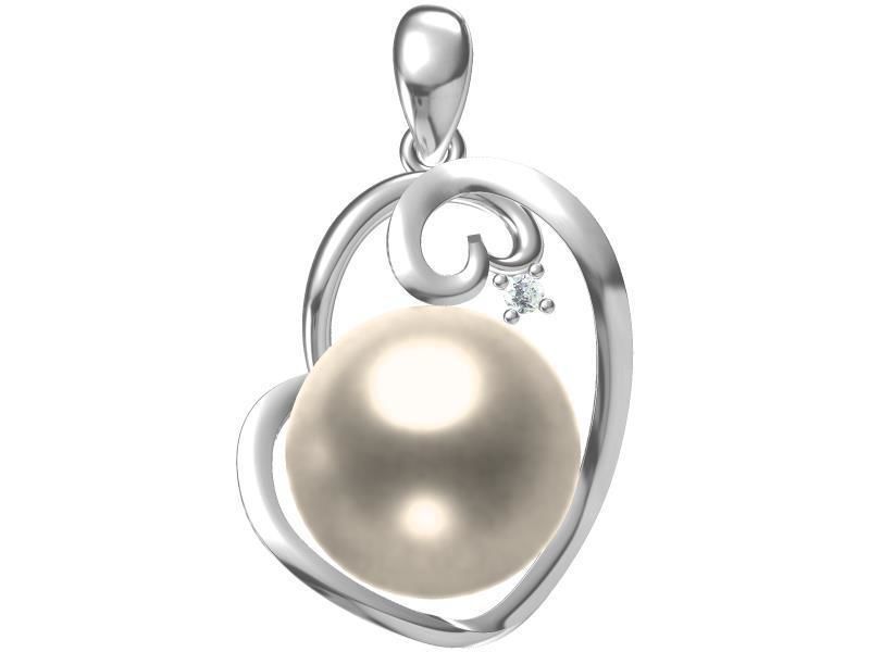200 Pearl Pendant Jewelry Bulk Collection 3D print model 3D print model_35