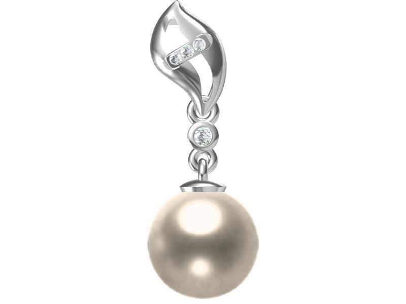 200 Pearl Pendant Jewelry Bulk Collection 3D print model 3D print model_23
