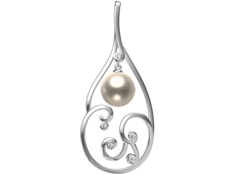 200 Pearl Pendant Jewelry Bulk Collection 3D print model 3D print model_53