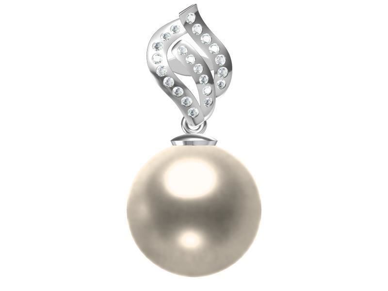 200 Pearl Pendant Jewelry Bulk Collection 3D print model 3D print model_21