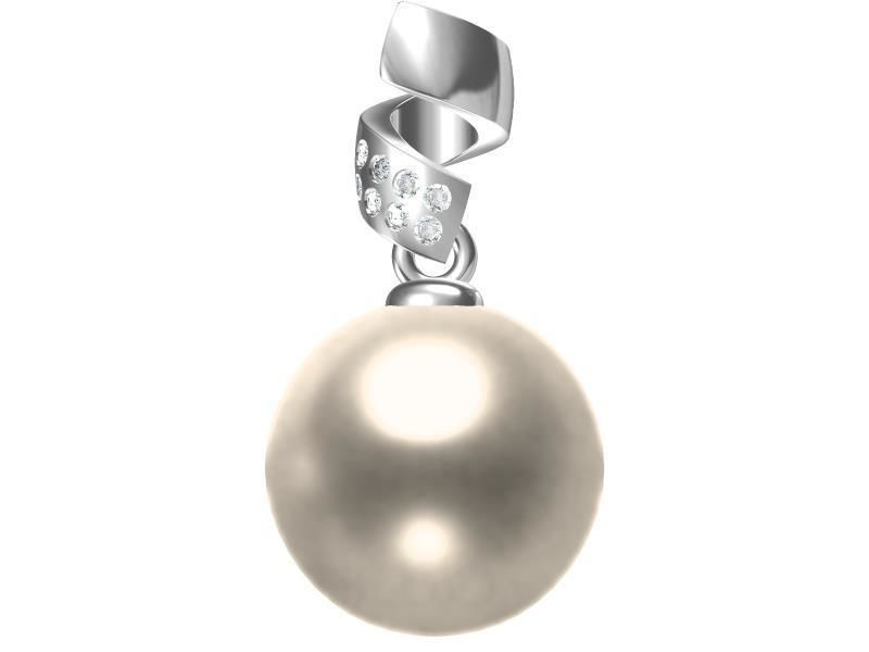 200 Pearl Pendant Jewelry Bulk Collection 3D print model 3D print model_54