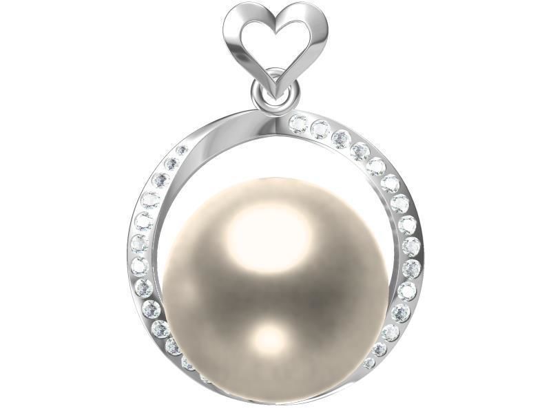200 Pearl Pendant Jewelry Bulk Collection 3D print model 3D print model_45