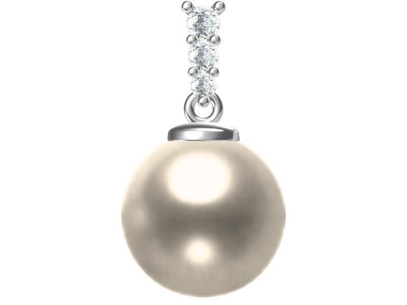 200 Pearl Pendant Jewelry Bulk Collection 3D print model 3D print model_28
