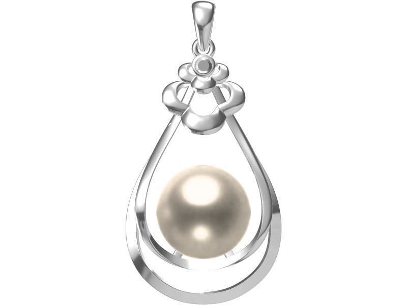 200 Pearl Pendant Jewelry Bulk Collection 3D print model 3D print model_29