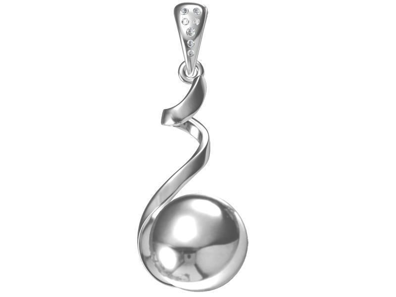 200 Pearl Pendant Jewelry Bulk Collection 3D print model 3D print model_17