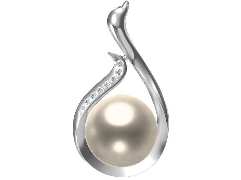 200 Pearl Pendant Jewelry Bulk Collection 3D print model 3D print model_48