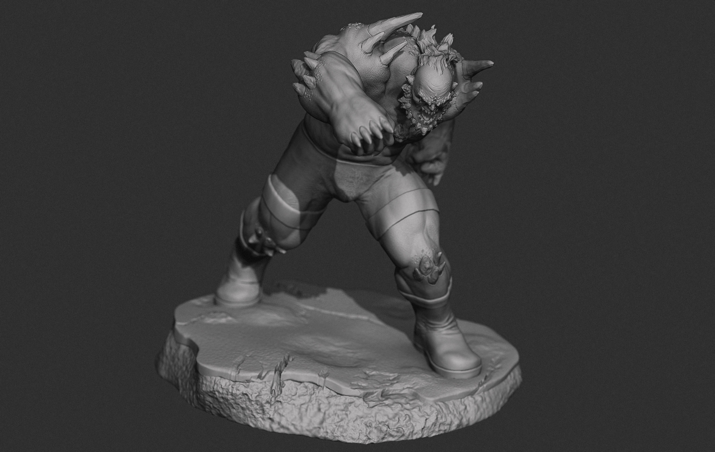 DOOMSDAY - The Death of Superman  3D PRINT MODEL  3D print model_15