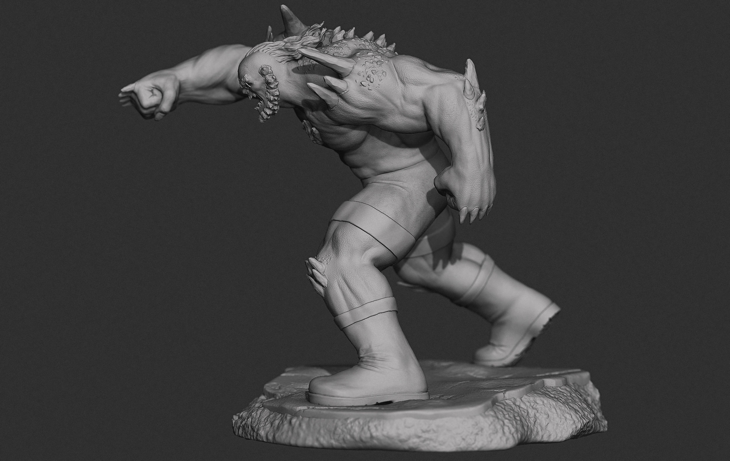 DOOMSDAY - The Death of Superman  3D PRINT MODEL  3D print model_14