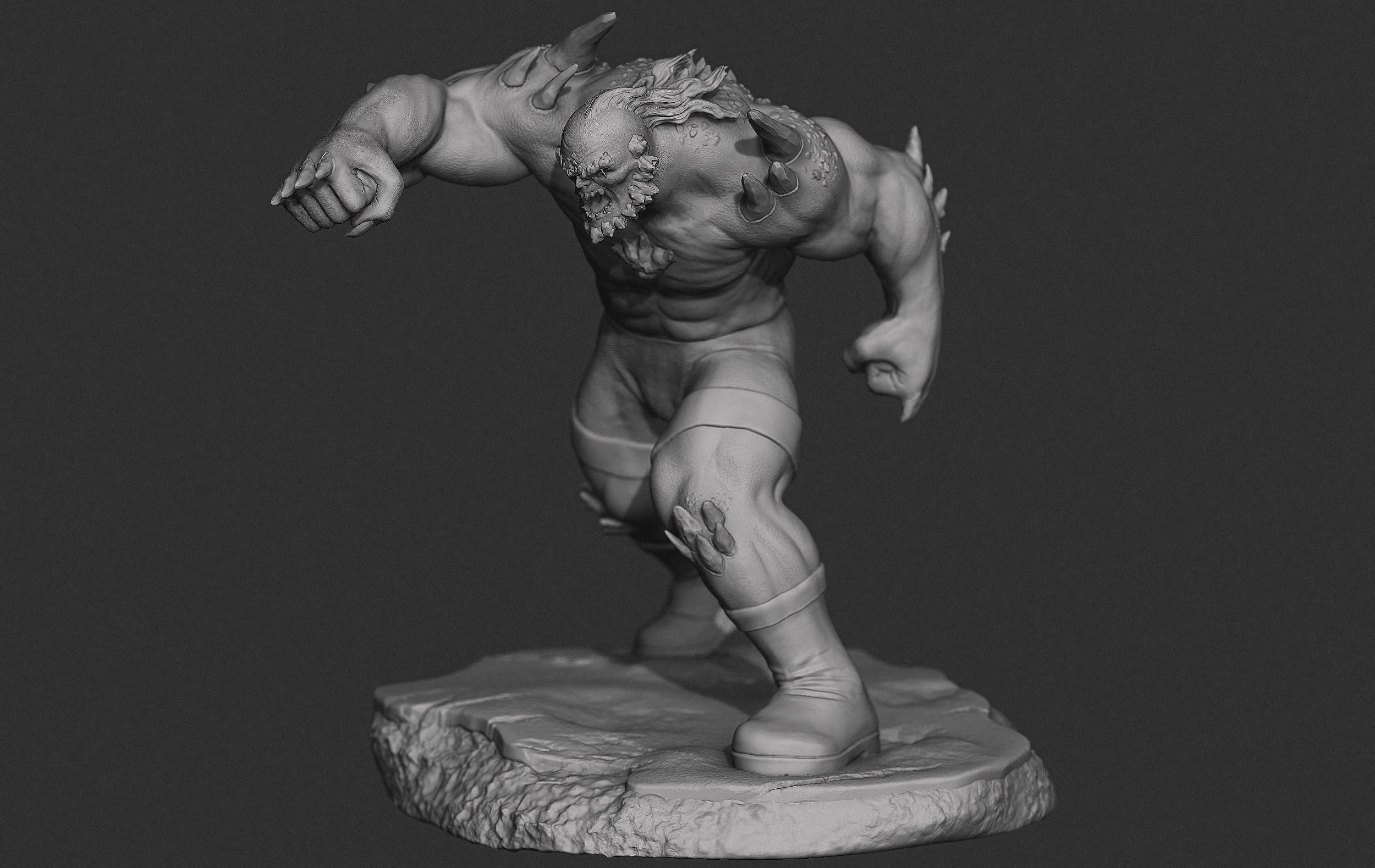 DOOMSDAY - The Death of Superman  3D PRINT MODEL  3D print model_9