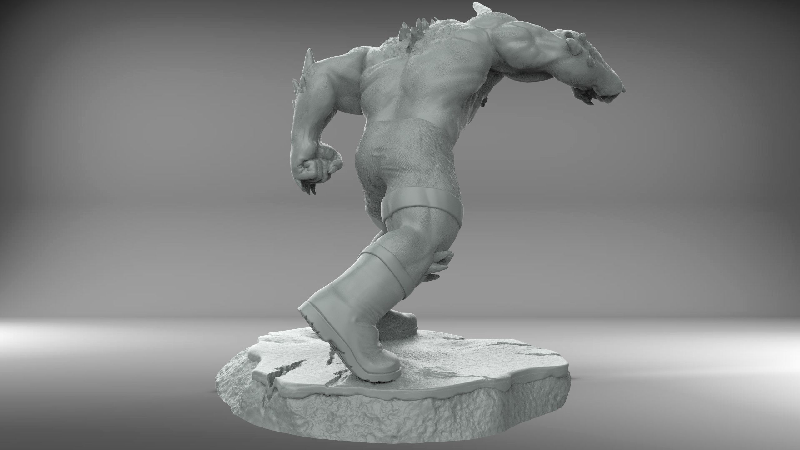 DOOMSDAY - The Death of Superman  3D PRINT MODEL  3D print model_3