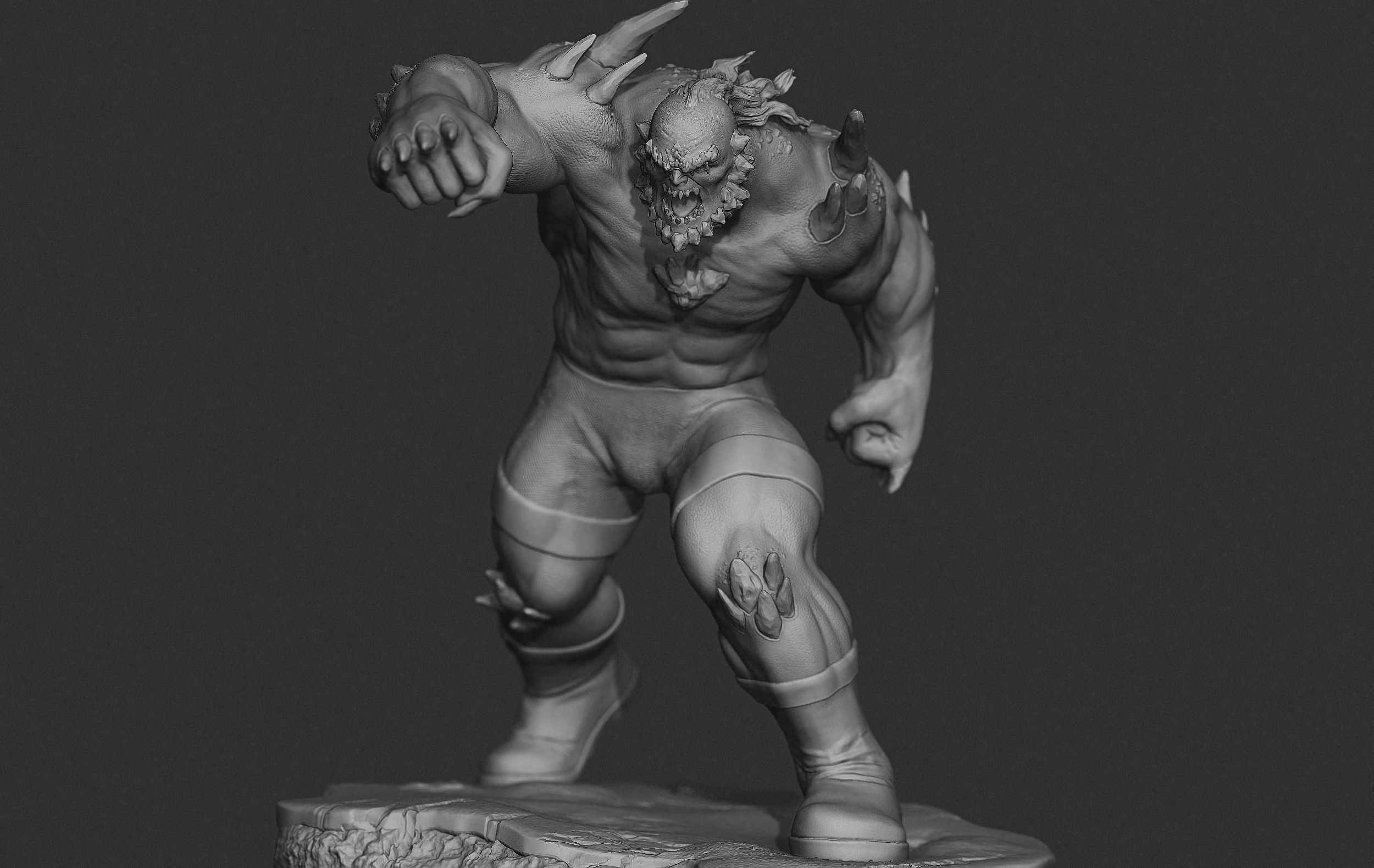 DOOMSDAY - The Death of Superman  3D PRINT MODEL  3D print model_11