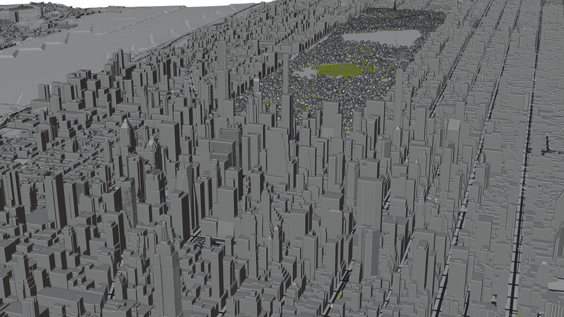 New York Low poly Low-poly 3D model_6