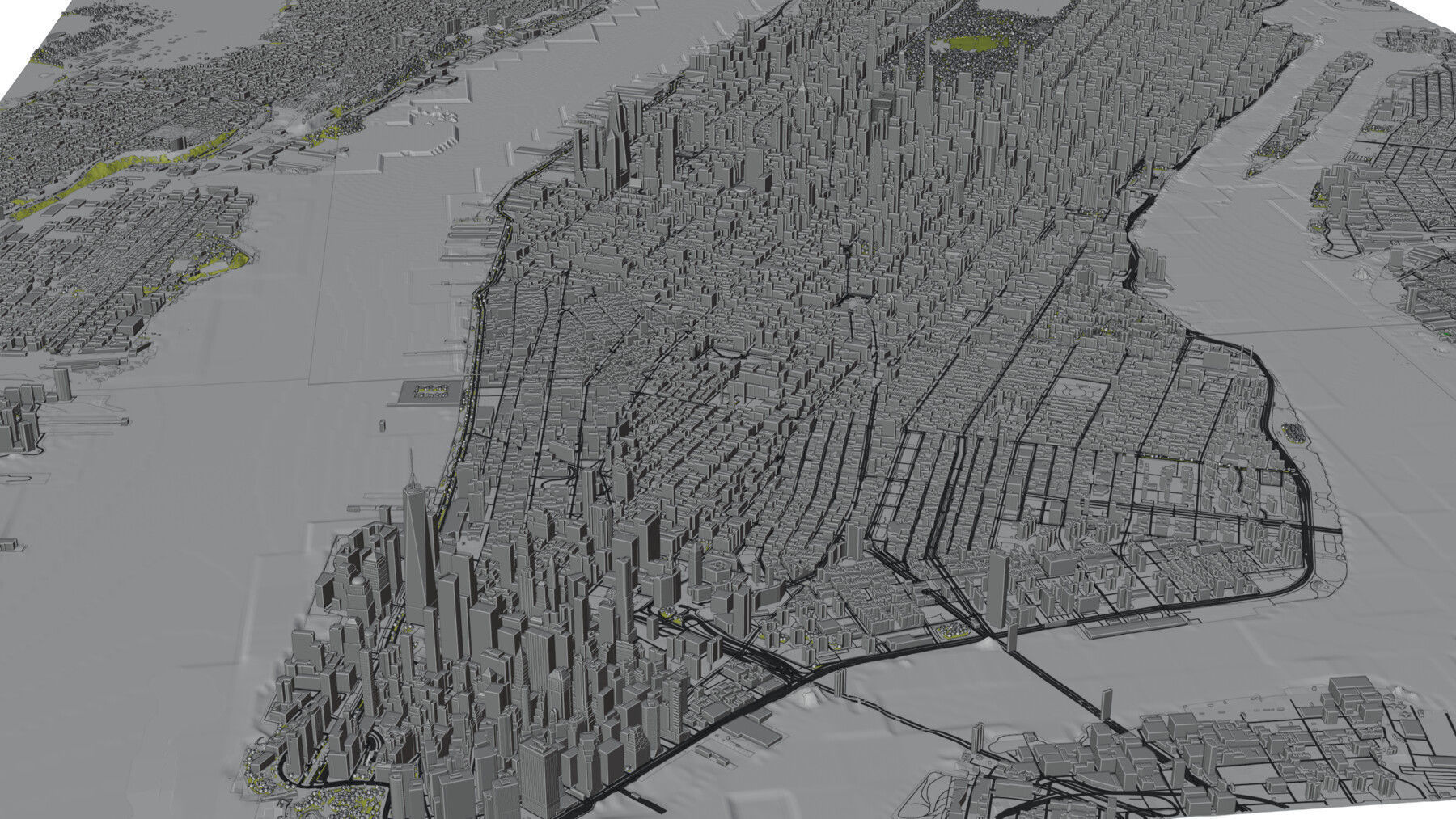 New York Low poly Low-poly 3D model_5