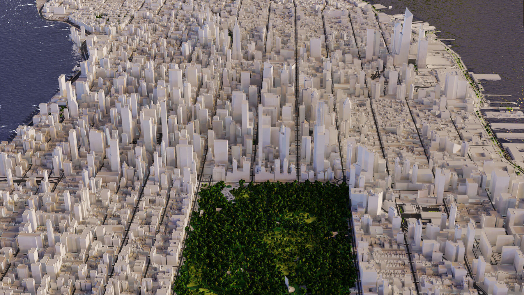 New York Low poly Low-poly 3D model_2