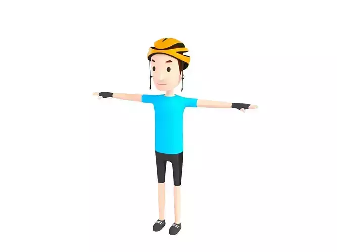 CartoonMan032 Cyclist